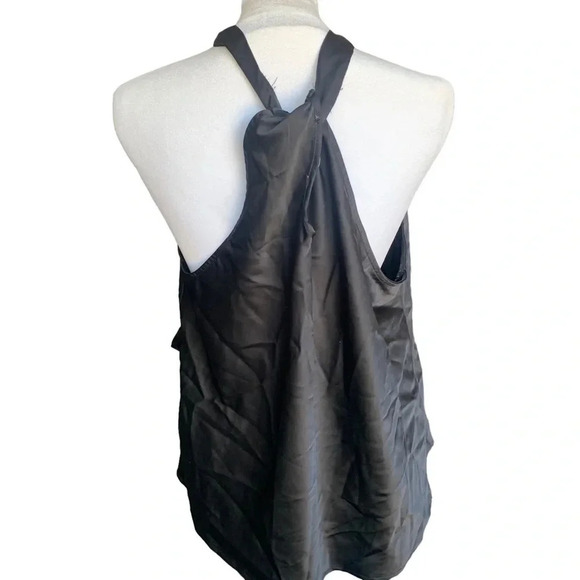 AND Now This women's size medium, black sleeveless blouse pit to pit 21" - Picture 2 of 5